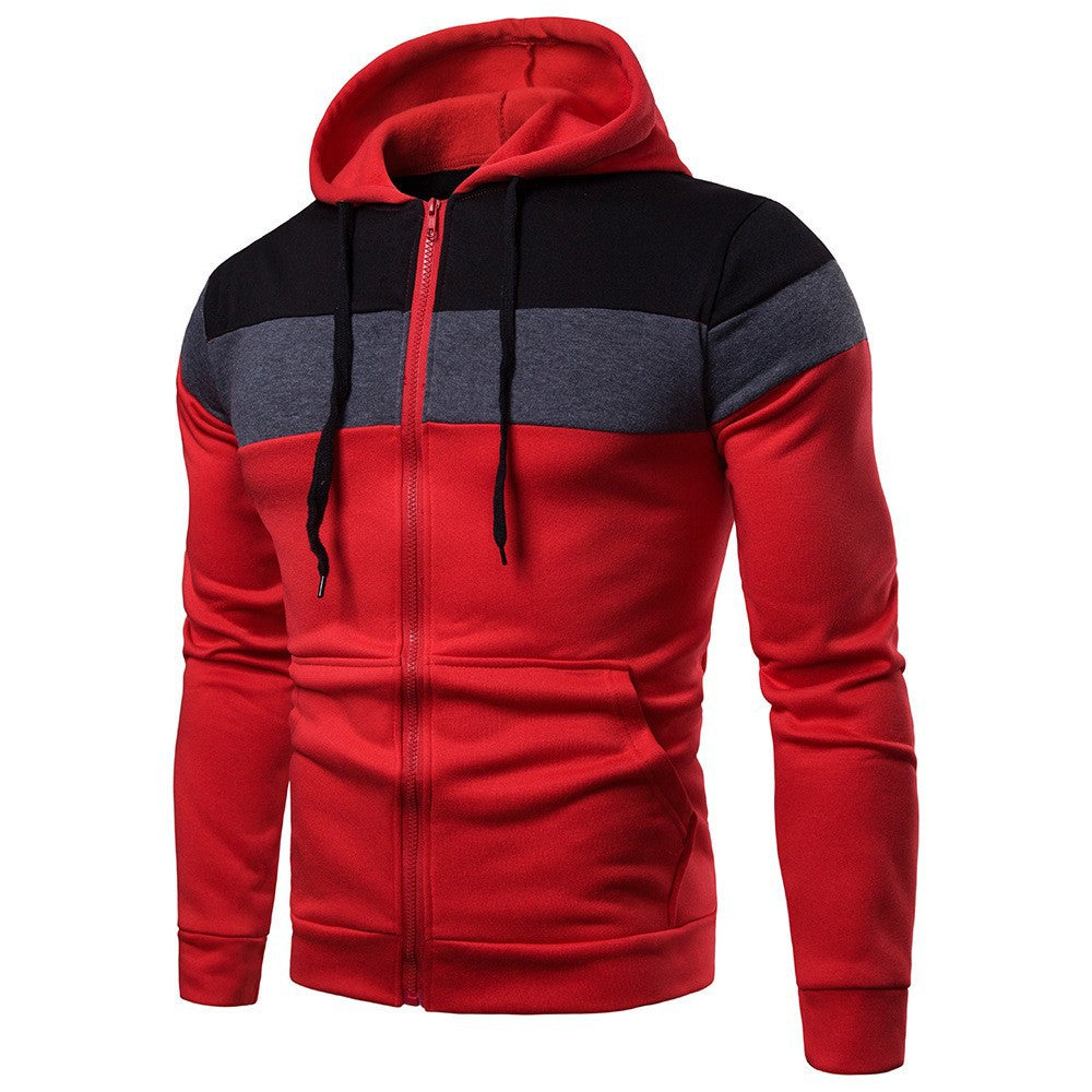 Herren modisch hoodie med färgblockdesign Mirla-Eva Jonsson