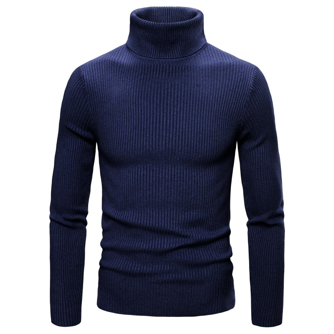 Herren modisch rullekragem sweater i høj kvalitet strik Mirla-Eva Jonsson
