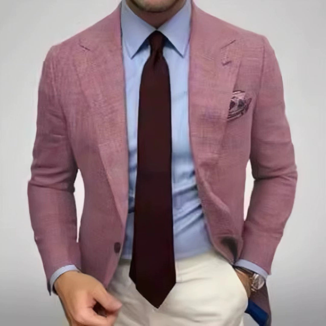 Herren modisch rutig blazer med hög bärkomfort och eleganta detaljer Eva Jonsson-Eva Jonsson