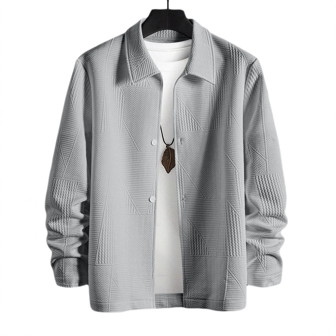 Herren modische Hemdjacke mit strukturiertem Design Mirla-Eva Jonsson