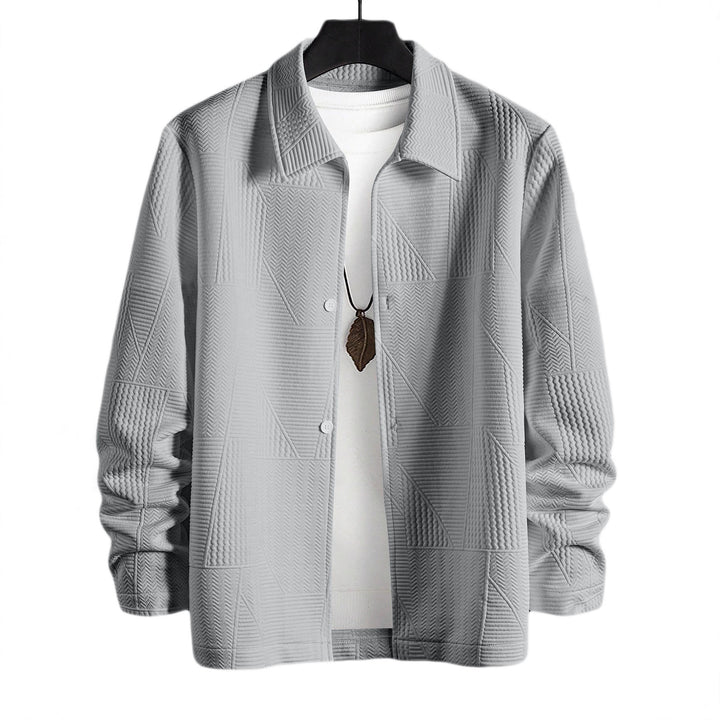 Herren modische Hemdjacke mit strukturiertem Design Mirla-Eva Jonsson