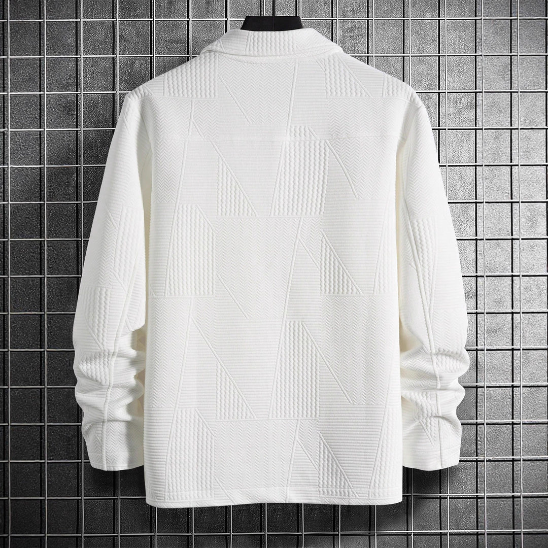 Herren modische Hemdjacke mit strukturiertem Design Mirla-Eva Jonsson