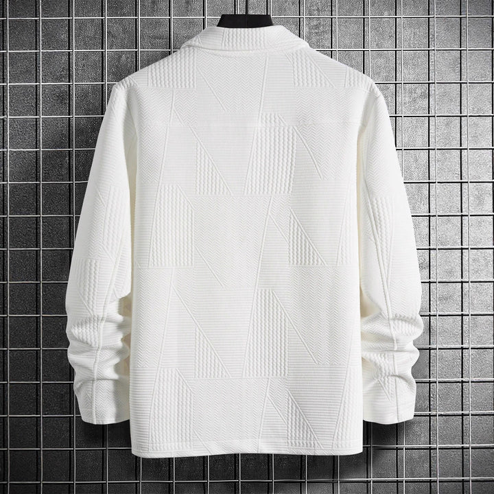 Herren modische Hemdjacke mit strukturiertem Design Mirla-Eva Jonsson