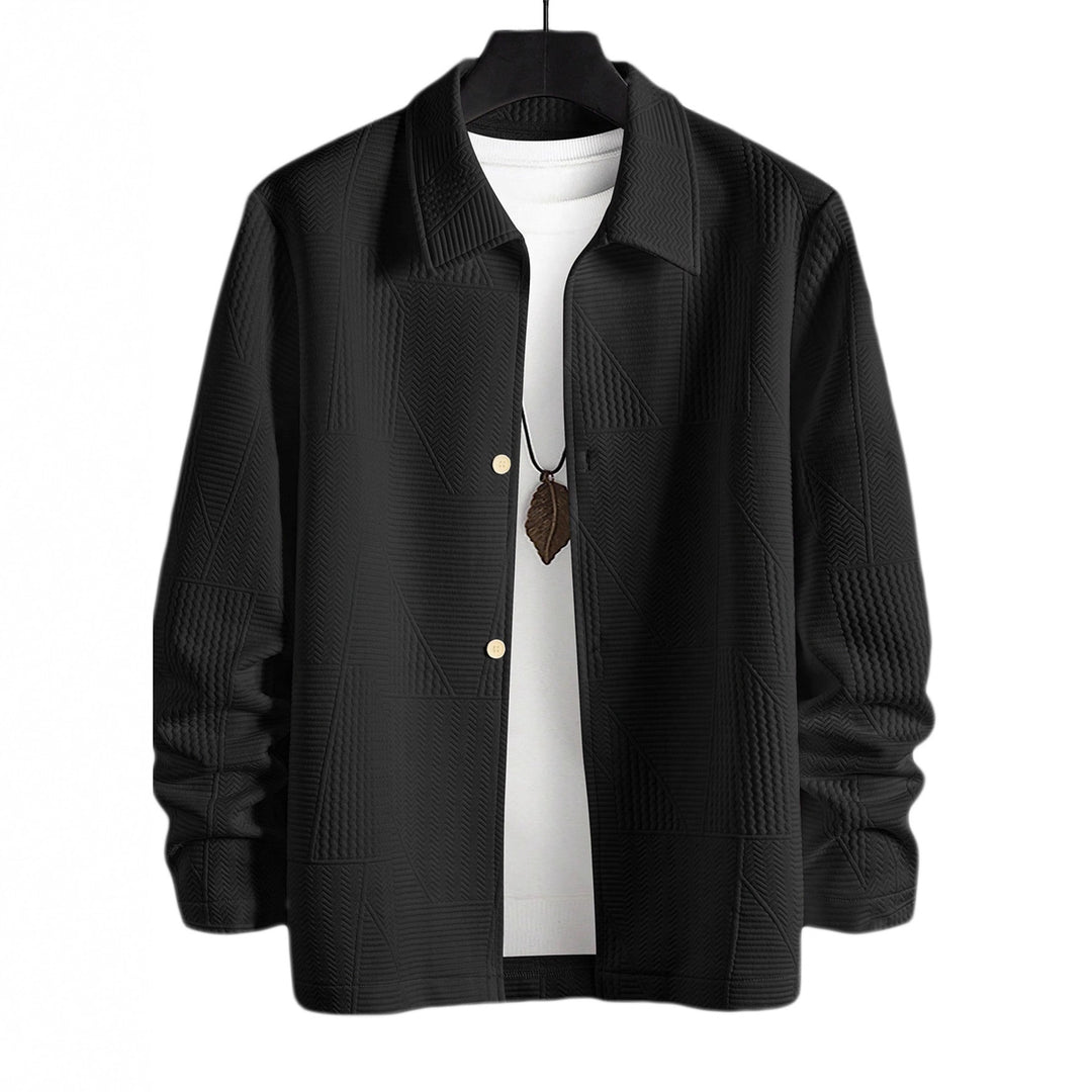 Herren modische Hemdjacke mit strukturiertem Design Mirla-Eva Jonsson