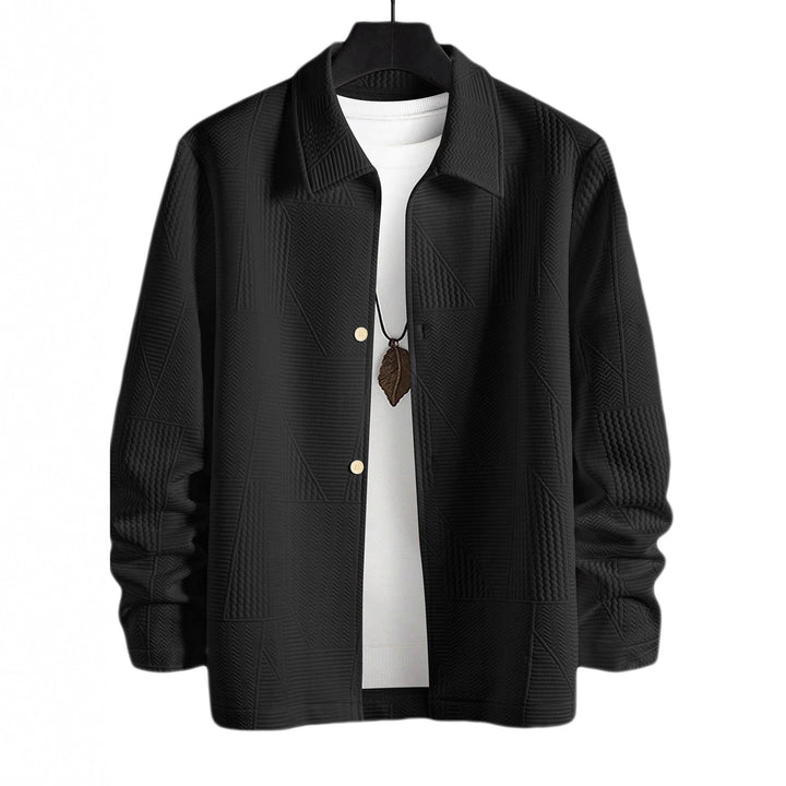 Herren modische Hemdjacke mit strukturiertem Design Mirla-Eva Jonsson