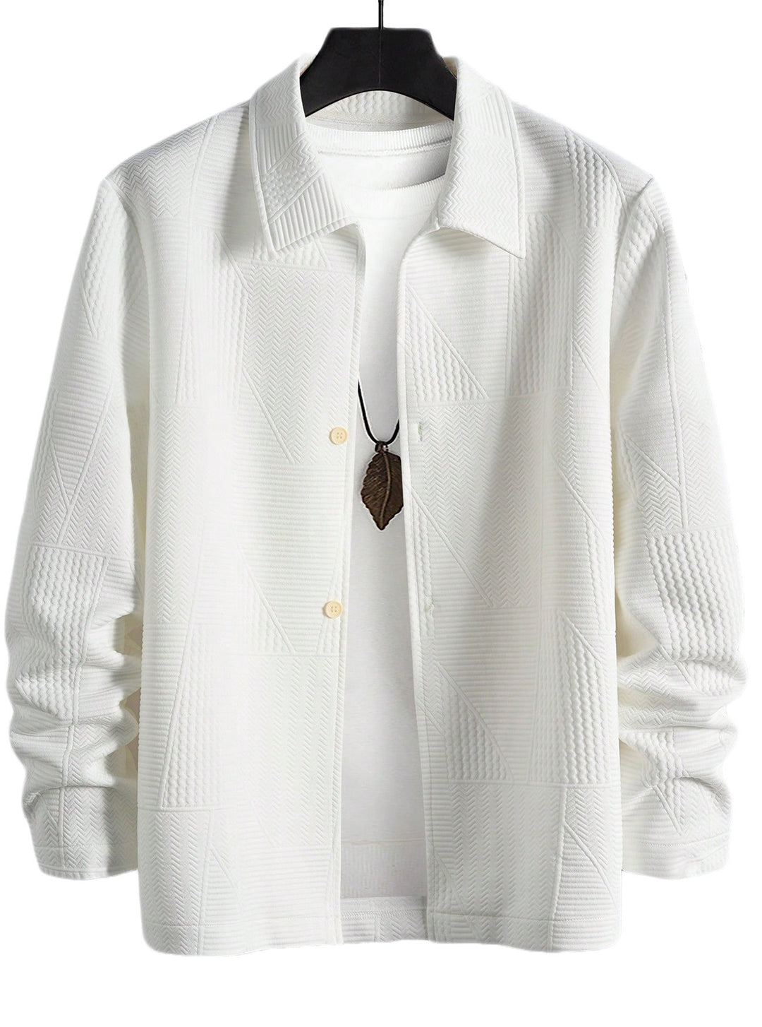 Herren modische Hemdjacke mit strukturiertem Design Mirla-Eva Jonsson