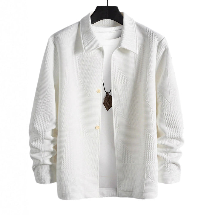 Herren modische Hemdjacke mit strukturiertem Design Mirla-Eva Jonsson