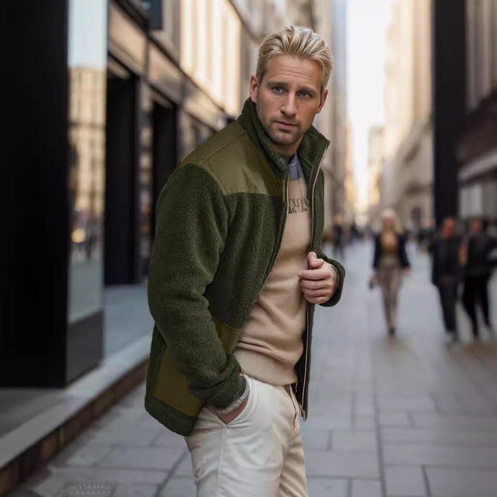 Herren mysig fleecejacka med smarta fickor Eva Jonsson-Eva Jonsson