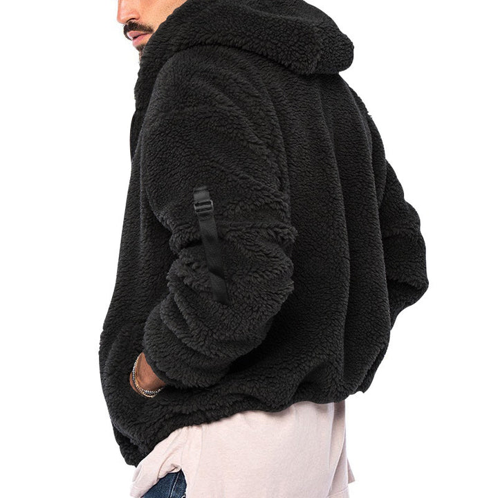 Herren mysig hoodiejacka i teddy-fleece Eva Jonsson-Eva Jonsson