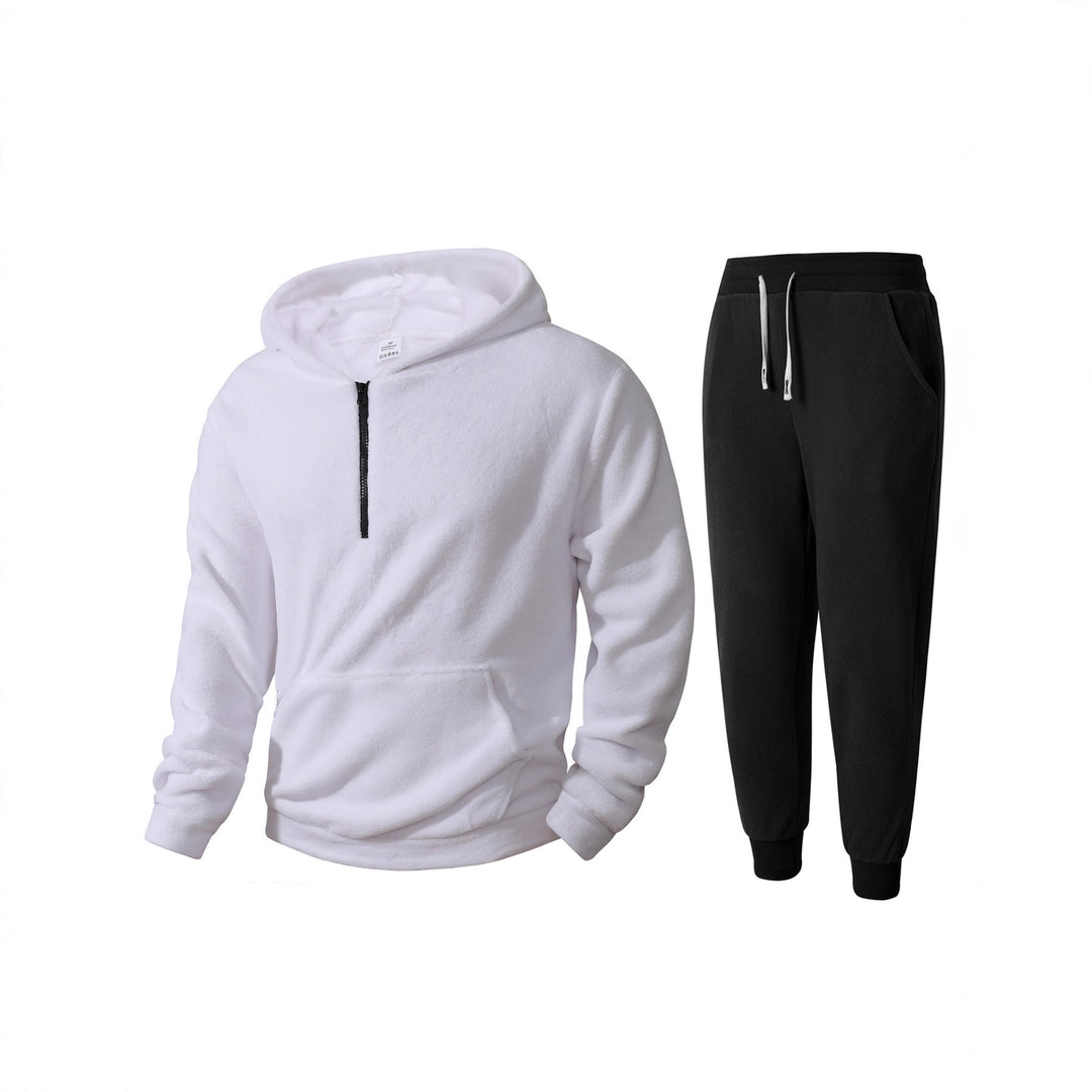 Herren mysigt fleece-hoodie och joggingbyxor set Mirla-Eva Jonsson