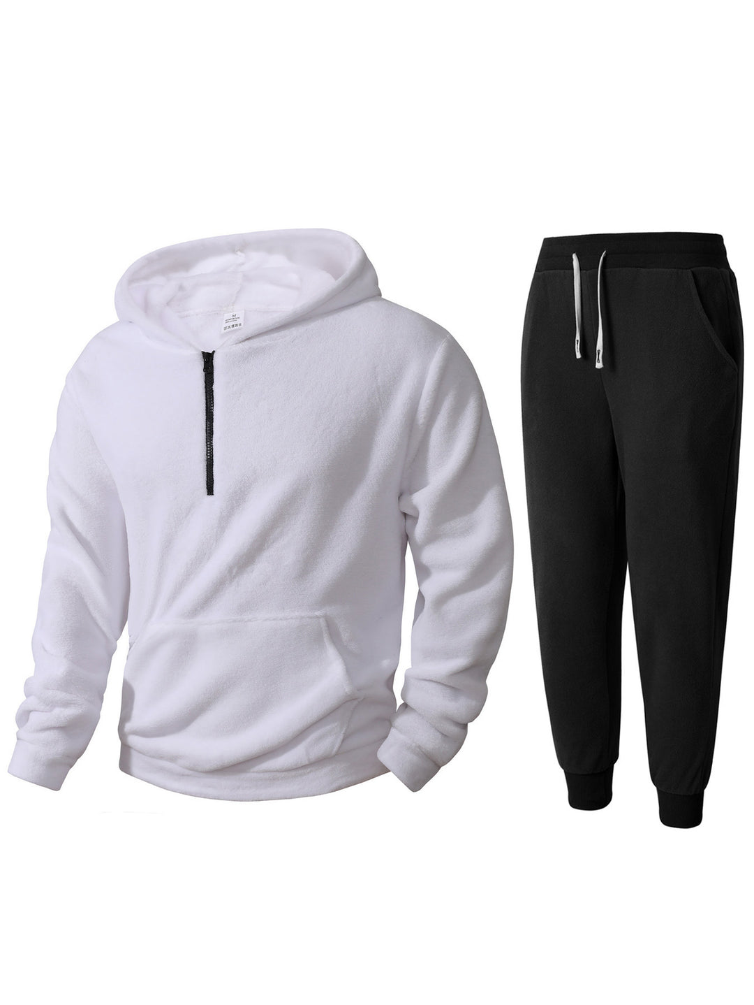 Herren mysigt fleece-hoodie och joggingbyxor set Mirla-Eva Jonsson