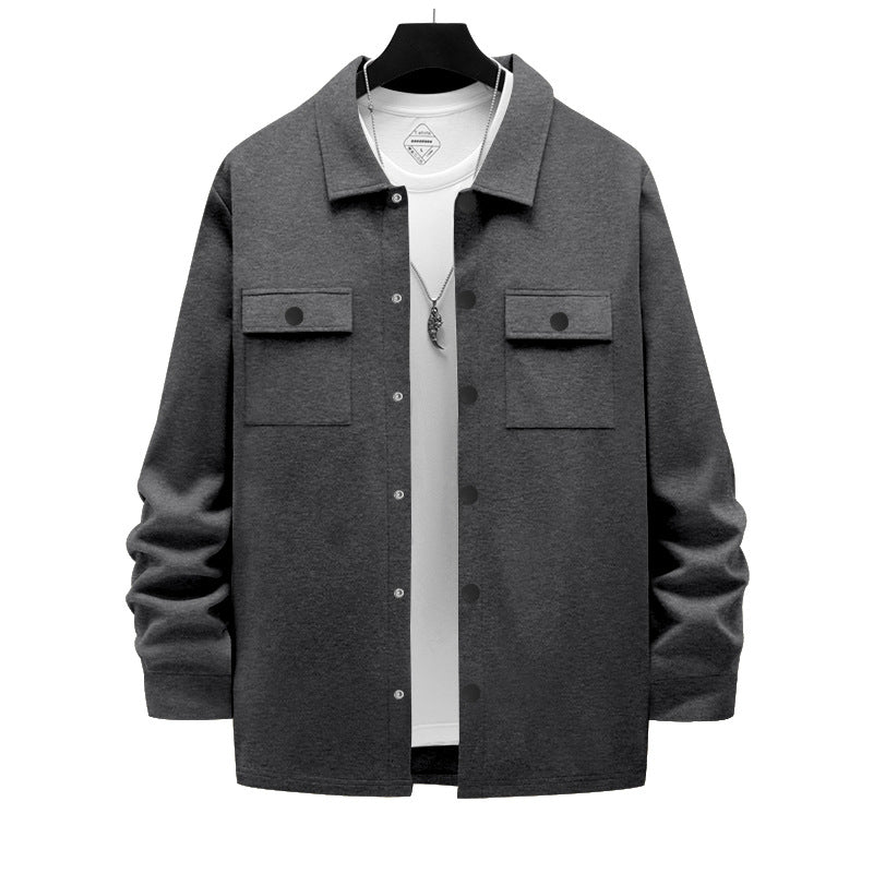Herren oversized Utility-jacka med praktiska fickor och modern krage Mirla-Eva Jonsson