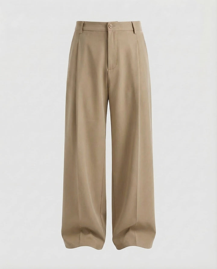 Herren pleated trousers wide-Eva Jonsson