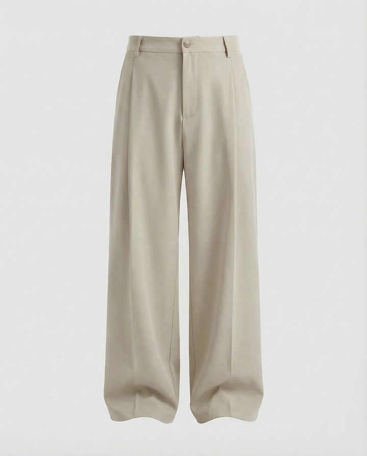 Herren pleated trousers wide-Eva Jonsson
