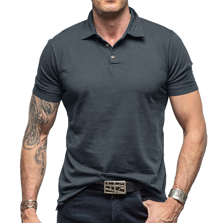 Herren polo-shirt i andningsbart bomullsmix Mirla-Eva Jonsson