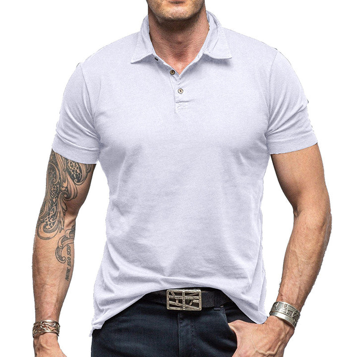 Herren polo-shirt i andningsbart bomullsmix Mirla-Eva Jonsson
