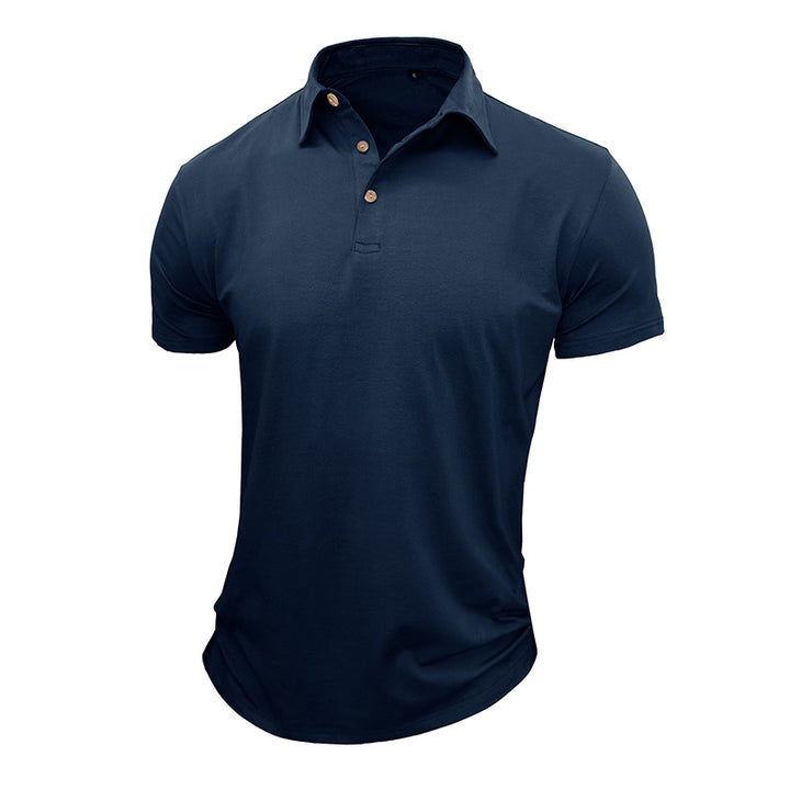 Herren polo-shirt i andningsbart bomullsmix Mirla-Eva Jonsson