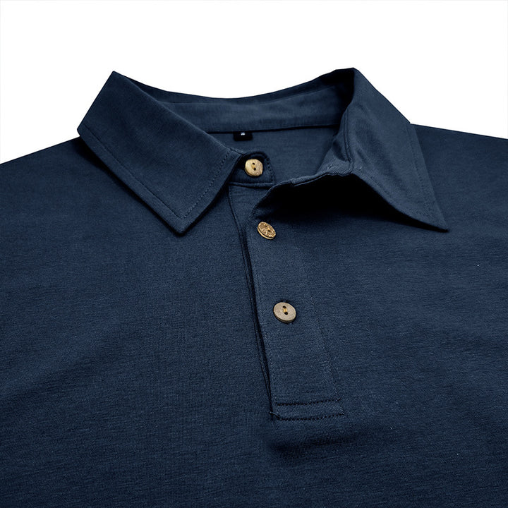 Herren polo-shirt i andningsbart bomullsmix Mirla-Eva Jonsson