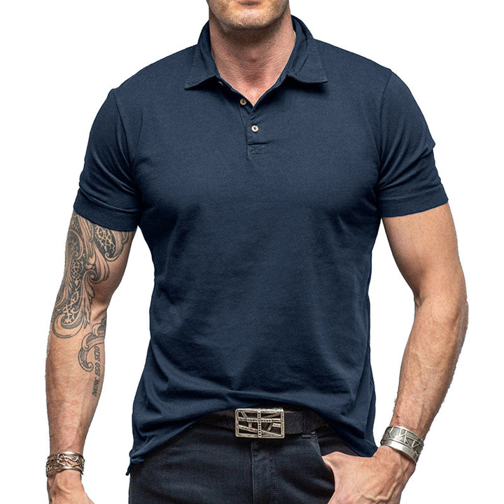 Herren polo-shirt i andningsbart bomullsmix Mirla-Eva Jonsson