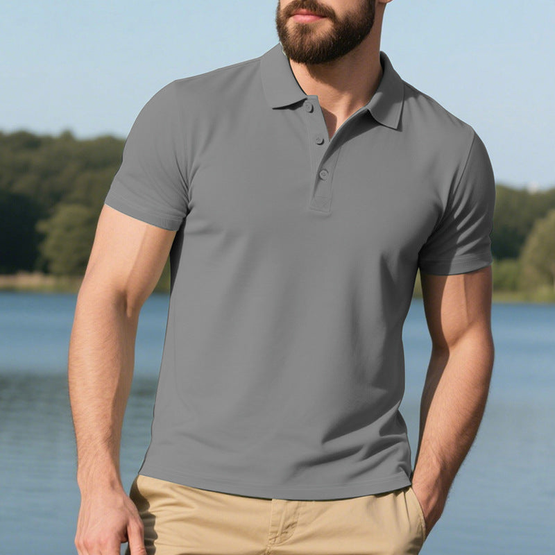 Herren polo-shirt med andningsbar anti-pilling-teknologi Eva Jonsson-Eva Jonsson