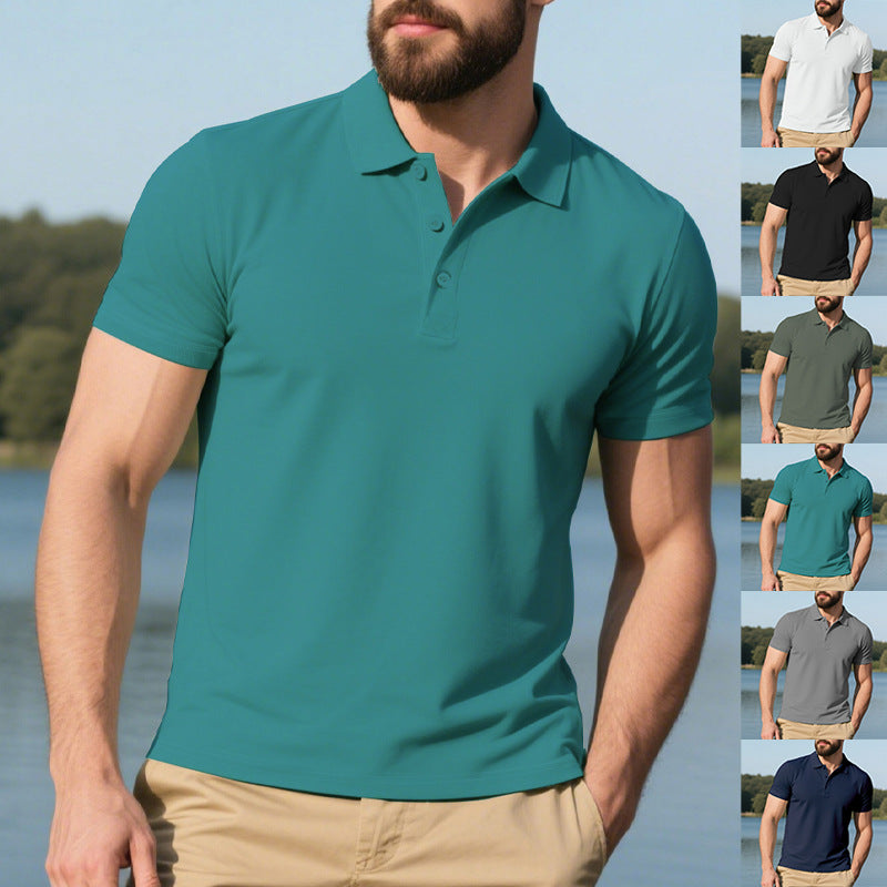 Herren polo-shirt med andningsbar anti-pilling-teknologi Eva Jonsson-Eva Jonsson