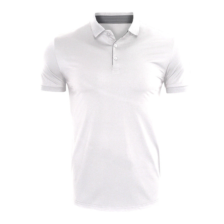 Herren polo-shirt med andningsbara funktionsmaterialen Mirla-Eva Jonsson