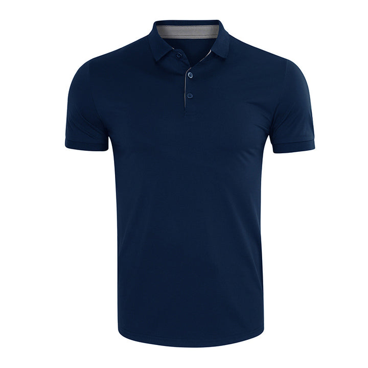 Herren polo-shirt med andningsbara funktionsmaterialen Mirla-Eva Jonsson