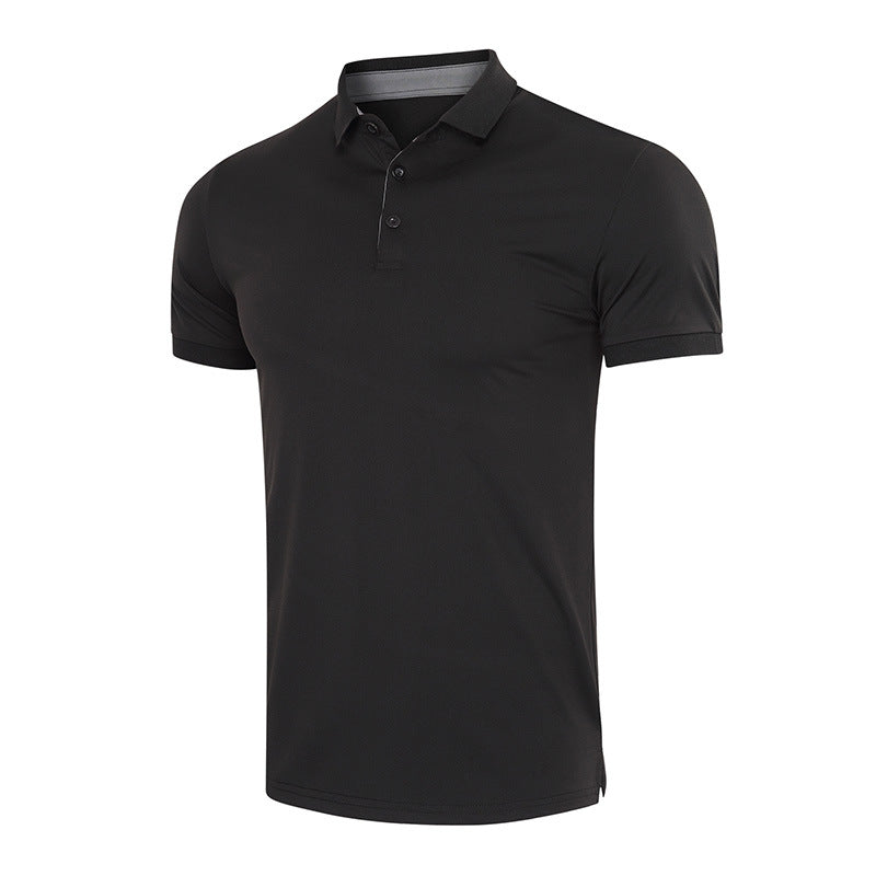 Herren polo-shirt med andningsbara funktionsmaterialen Mirla-Eva Jonsson