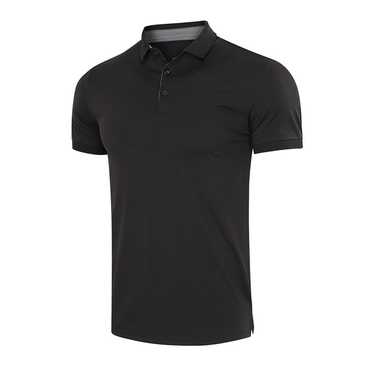 Herren polo-shirt med andningsbara funktionsmaterialen Mirla-Eva Jonsson