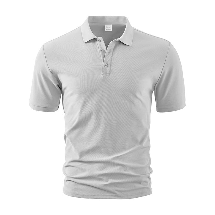 Herren polo skjorta med modern design och andningsbara egenskaper Mirla-Eva Jonsson