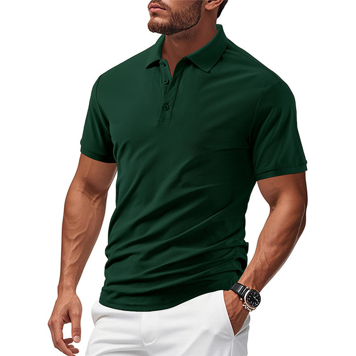 Herren polo skjorta med modern design och andningsbara egenskaper Mirla-Eva Jonsson