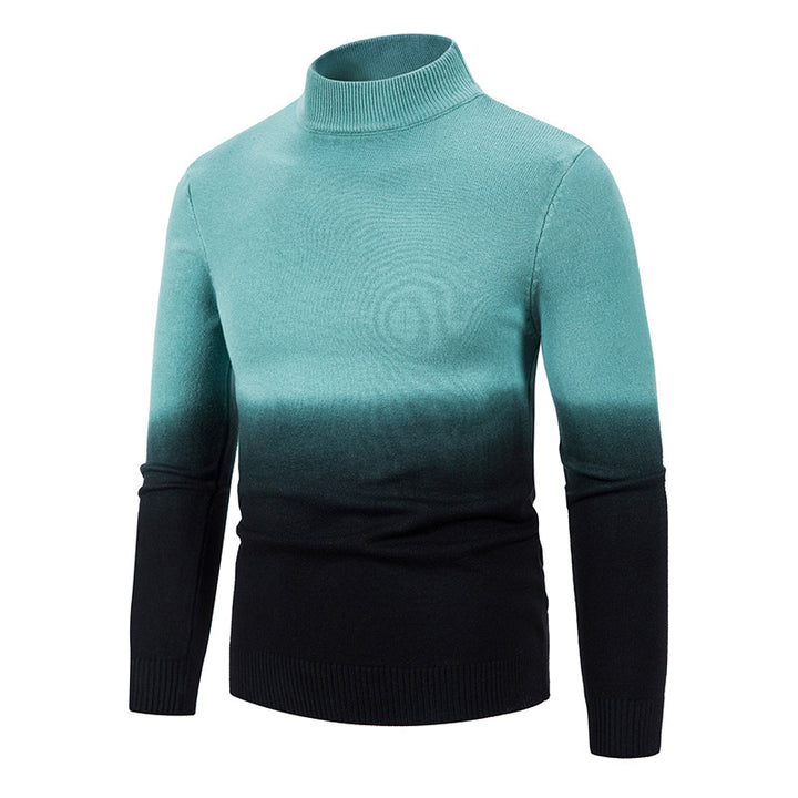 Herren rullkrage tröja med färgövergång Eva Jonsson-Eva Jonsson