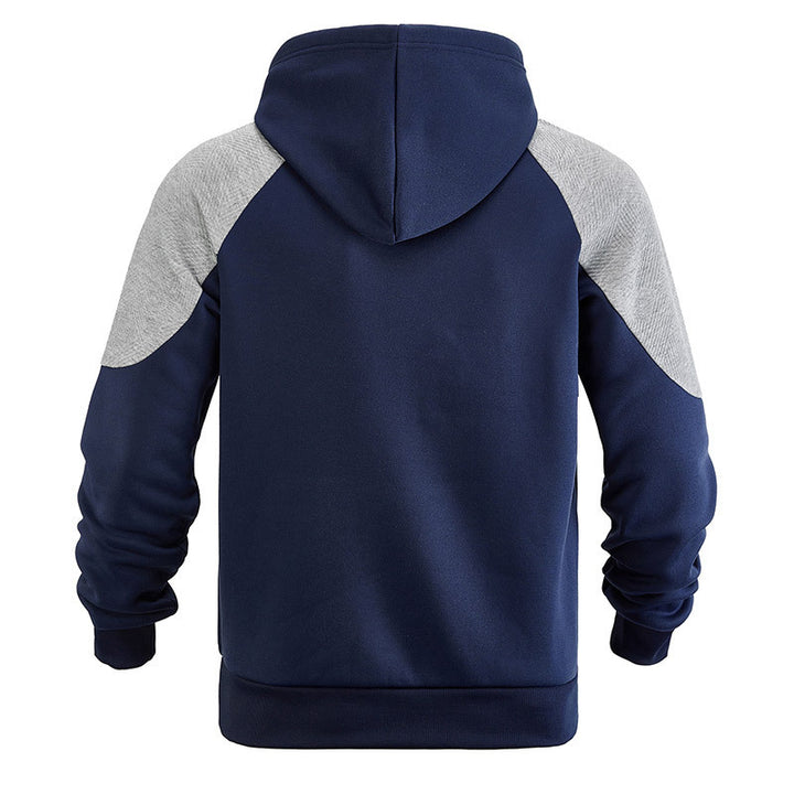 Herren sportig hoodie med strukturerad design Eva Jonsson-Eva Jonsson