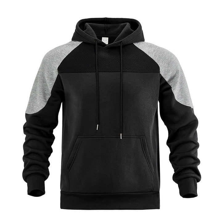 Herren sportig hoodie med strukturerad design Eva Jonsson-Eva Jonsson