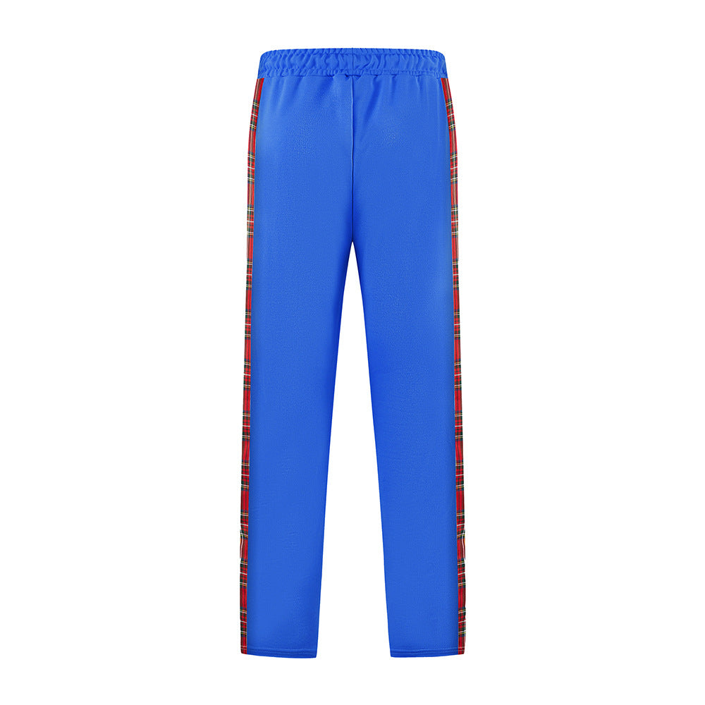 Herren sportig joggingsbyxor med tryckknapp-design och elastisk midja Mirla-Eva Jonsson