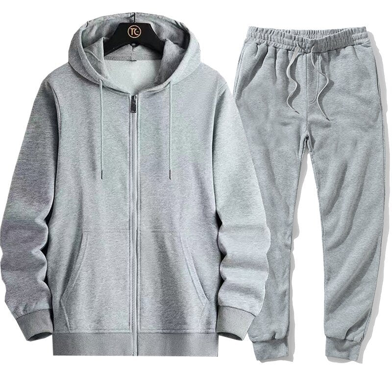 Herren sportigt Hoodie- och joggingdräkt-set Mirla-Eva Jonsson