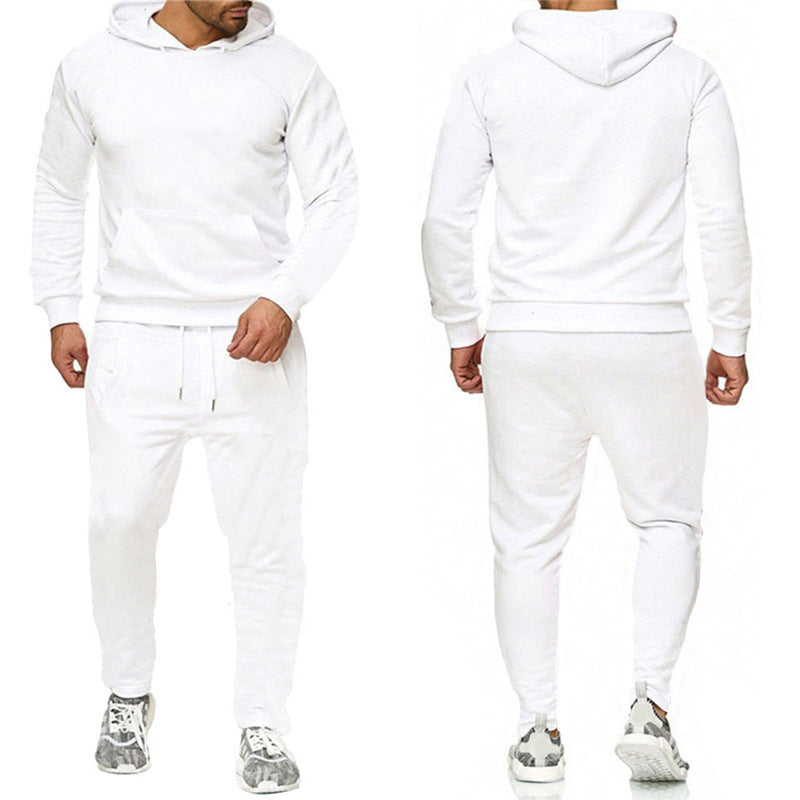 Herren sportigt hoodie set med praktisk joggingbyxa Mirla-Eva Jonsson