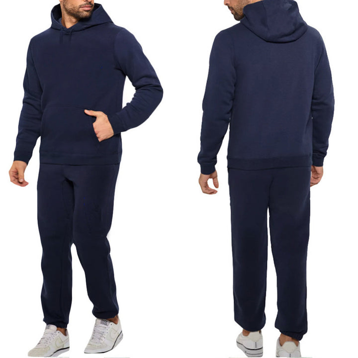 Herren sportigt hoodie set med praktisk joggingbyxa Mirla-Eva Jonsson