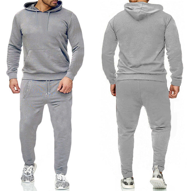 Herren sportigt hoodie set med praktisk joggingbyxa Mirla-Eva Jonsson