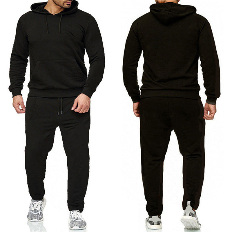 Herren sportigt hoodie set med praktisk joggingbyxa Mirla-Eva Jonsson