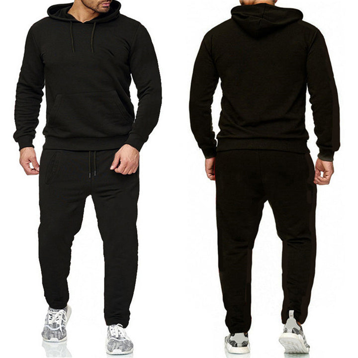 Herren sportigt hoodie set med praktisk joggingbyxa Mirla-Eva Jonsson
