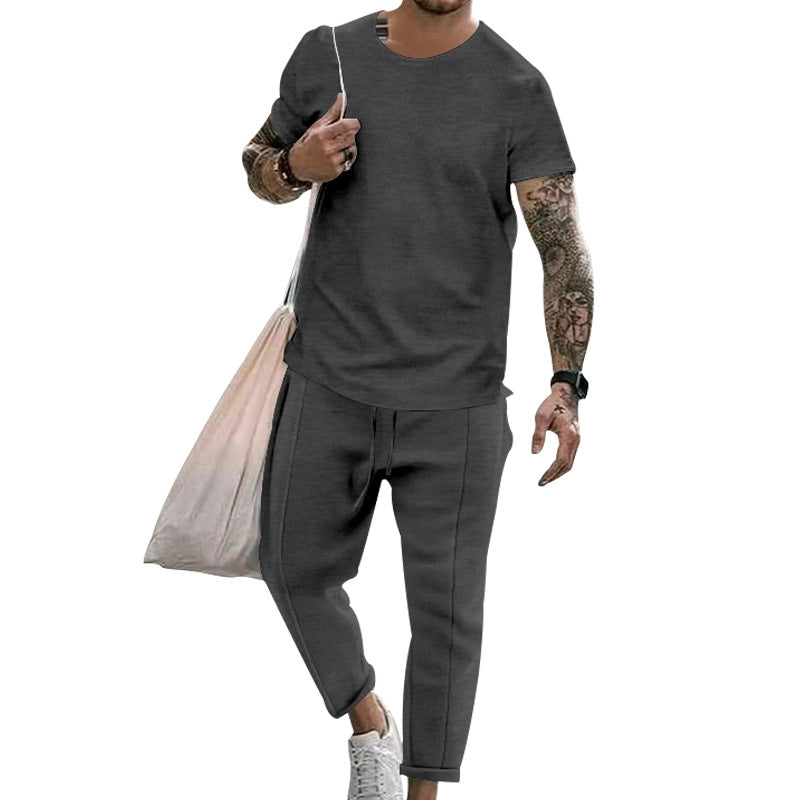 Herren sportigt set i högkvalitativ bomull med funktionell design och andningsbar struktur Mirla-Eva Jonsson