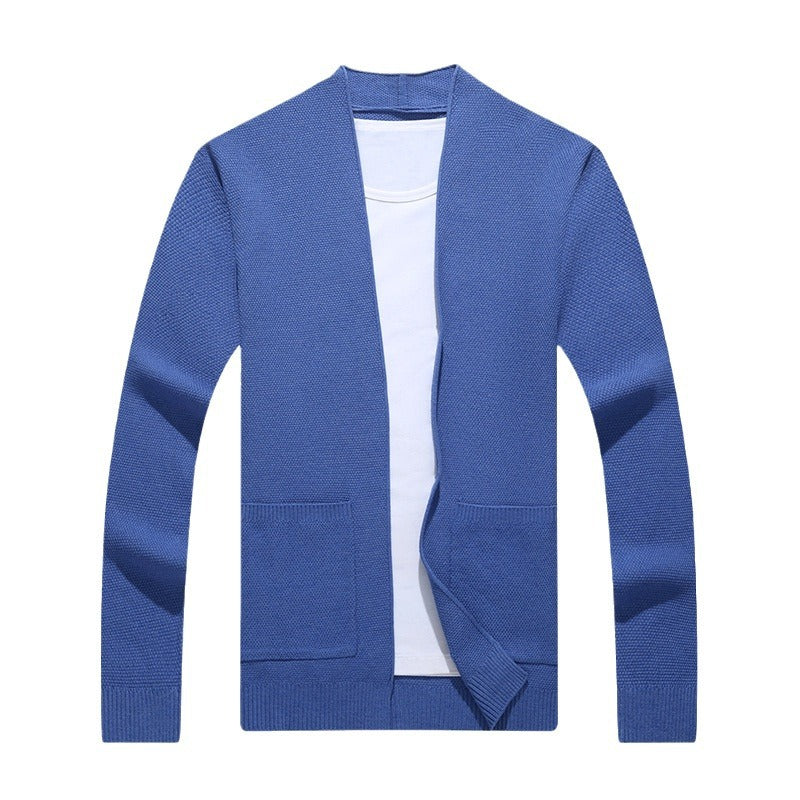 Herren stickad jacka i avslappnad design Mirla-Eva Jonsson