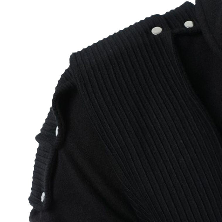 Herren stilfull hoodie med innovativ krage och praktiska fickor Mirla-Eva Jonsson