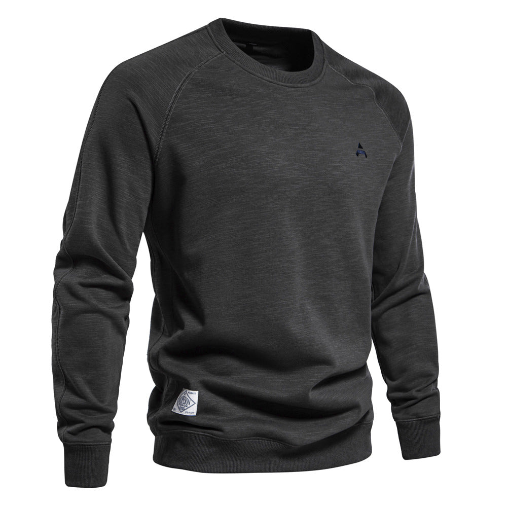 Herren sweatshirt med raglanärmar och högkvalitativ bomullsytan Mirla-Eva Jonsson