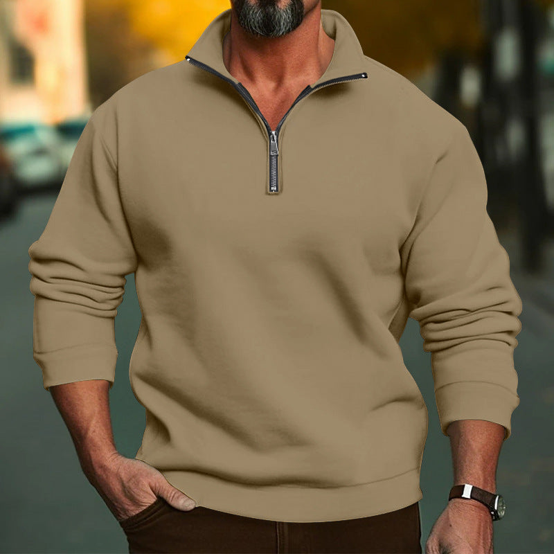 Herren sweatshirt med ståkrage och dragkedja Eva Jonsson-Eva Jonsson