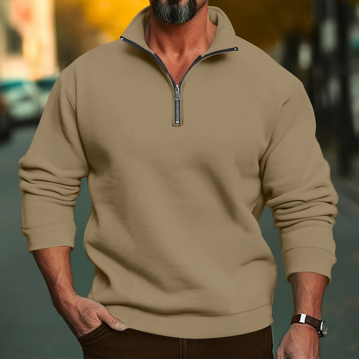 Herren sweatshirt med ståkrage och dragkedja Eva Jonsson-Eva Jonsson