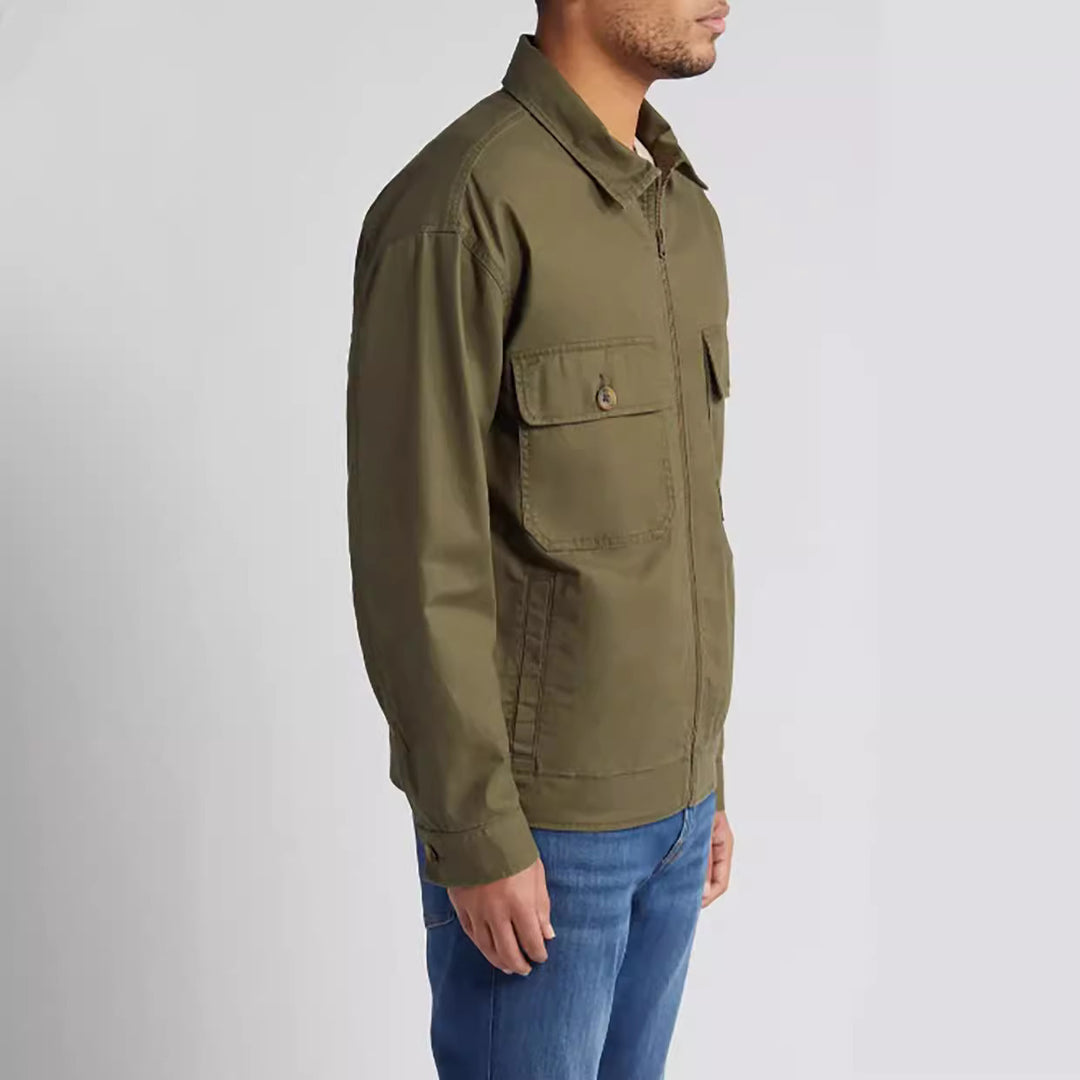 Herren utility jacka i modern design med praktiska fickor Mirla-Eva Jonsson