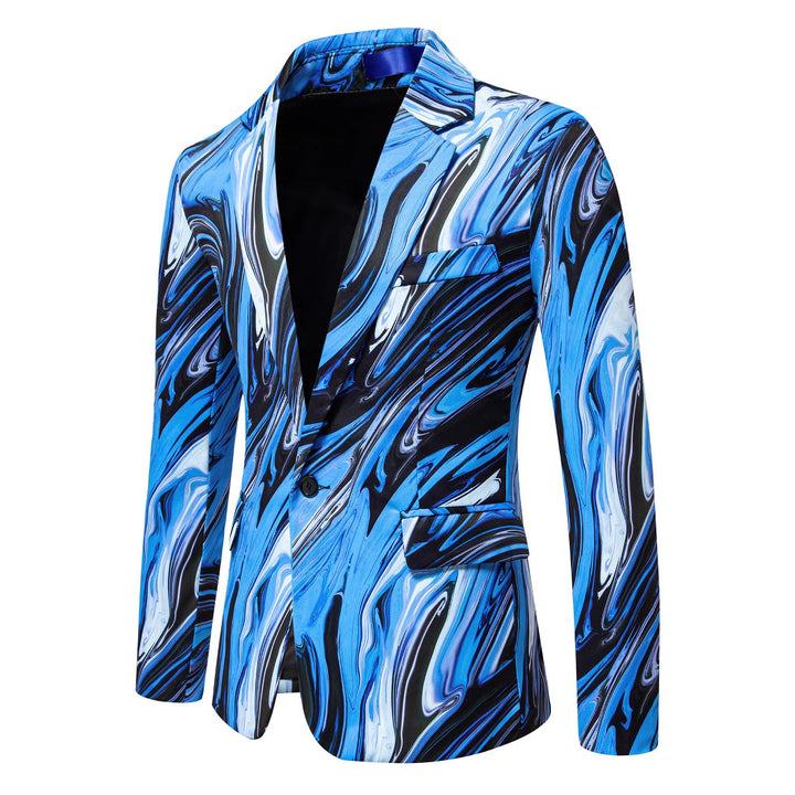 Herrenblazer med iögonfallande marmorprofil och elegant snitt Mirla-Eva Jonsson