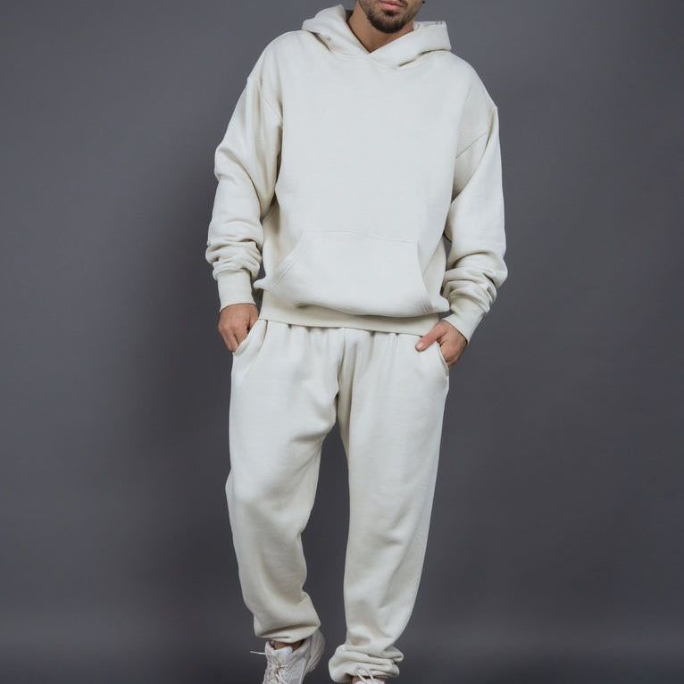 Herrens Bekväma Hoodie och Joggingbyxor Set Mirla-Eva Jonsson